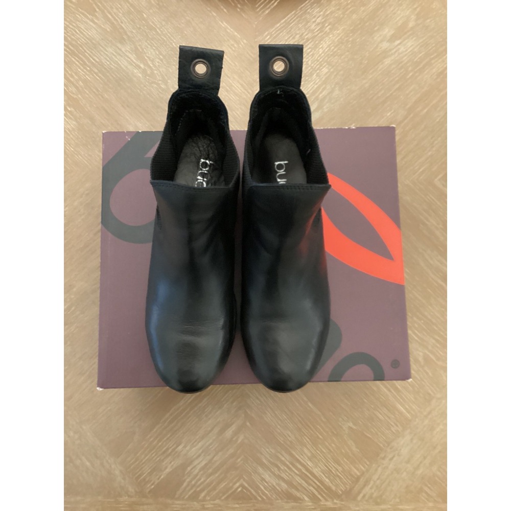 Women's  Bueno Leather Florida Blk Ankle Boot Size 39/US 8M Very Good Condition